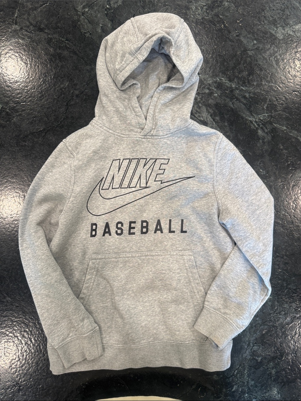 Nike Gray Youth Baseball Hoodie